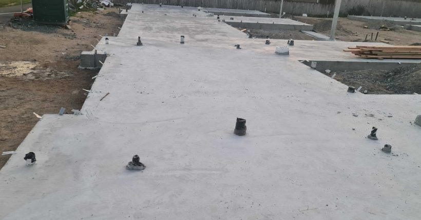 Concrete foundation in Hamilton